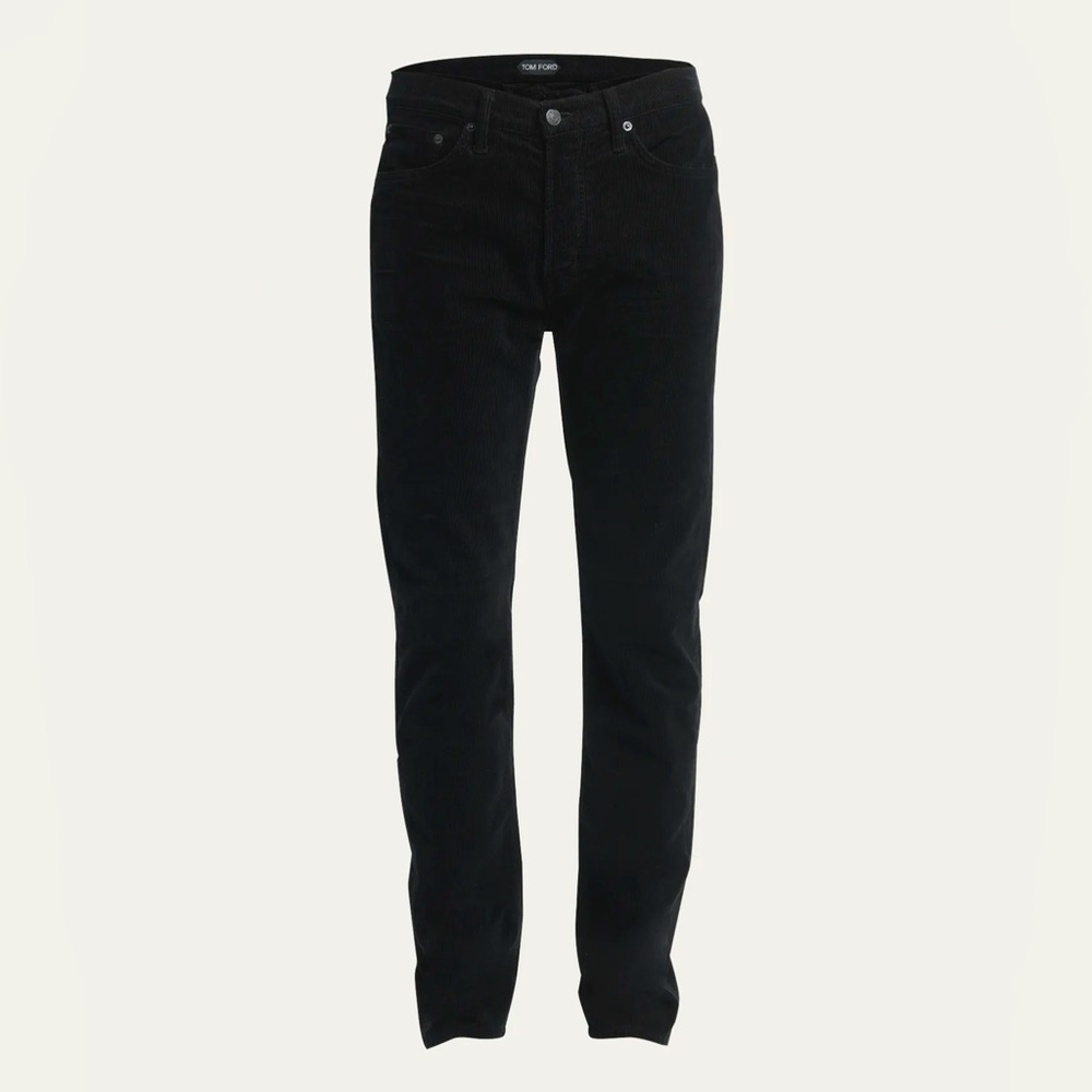 Tom Ford Men’s Corduroy Black Pants Waist 34
